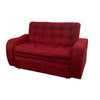 Sofá Cama Funcional Premium Tela Rojo Vino