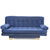 Sofa Cama 5 Posiciones Micrfibra Azul - Arte K Muebles
