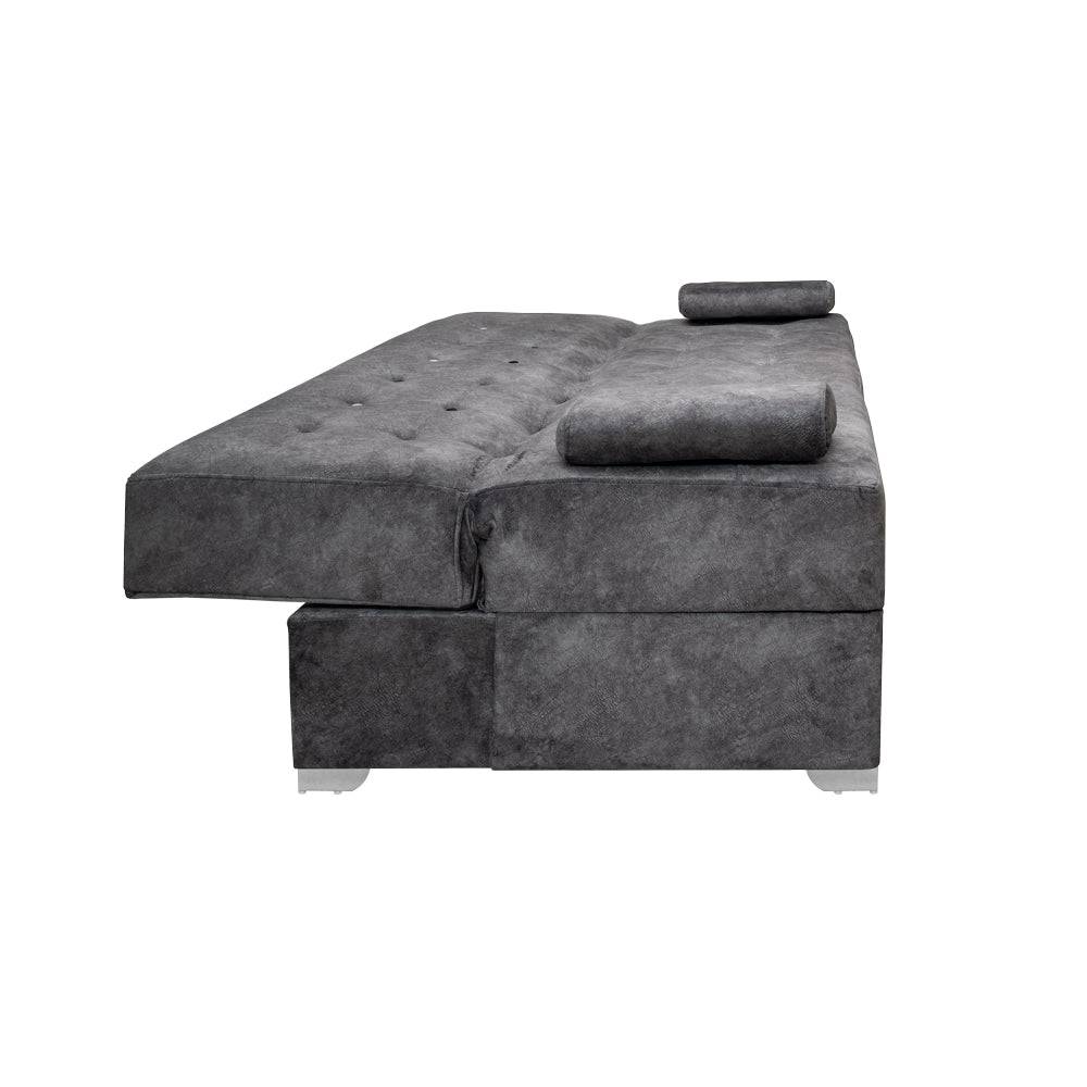 Sofa Cama Baul Berlin Tela Gris Muebles de Calidad Arte K Muebles y
